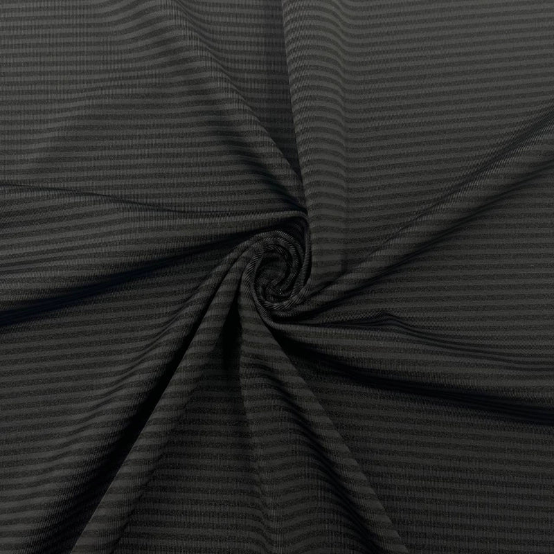 F - 70L Sportek Nylon - LYCRA®Life Chlorine Resist and UPF50+ Tricot Yarn - Dyed Stripe - Spandexbyyard