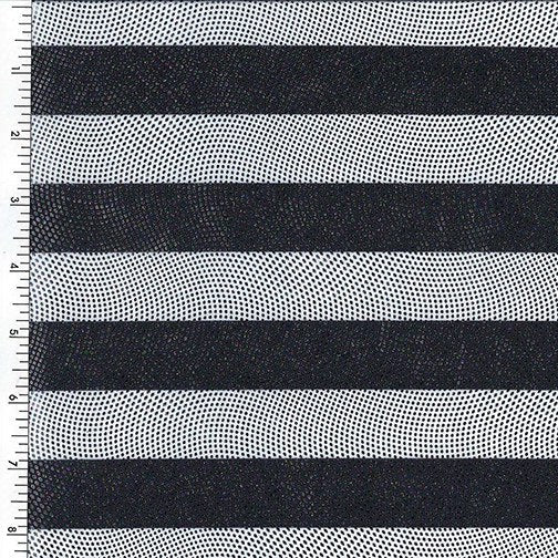 PPLYBW Strip Foil Dot - Spandexbyyard