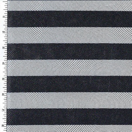 PPLYBW Strip Foil Dot - Spandexbyyard