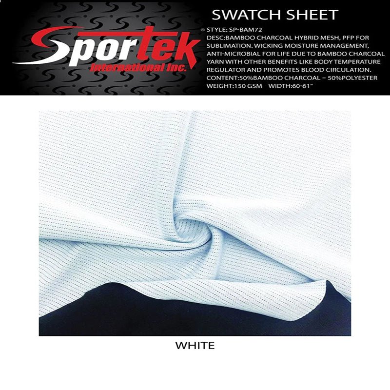 SP - BAM72 Bamboo Charcoal Hybrid Mesh - Spandexbyyard
