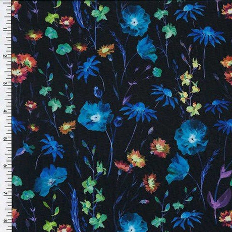 SP - DP3603 Ascending flowers - Spandexbyyard