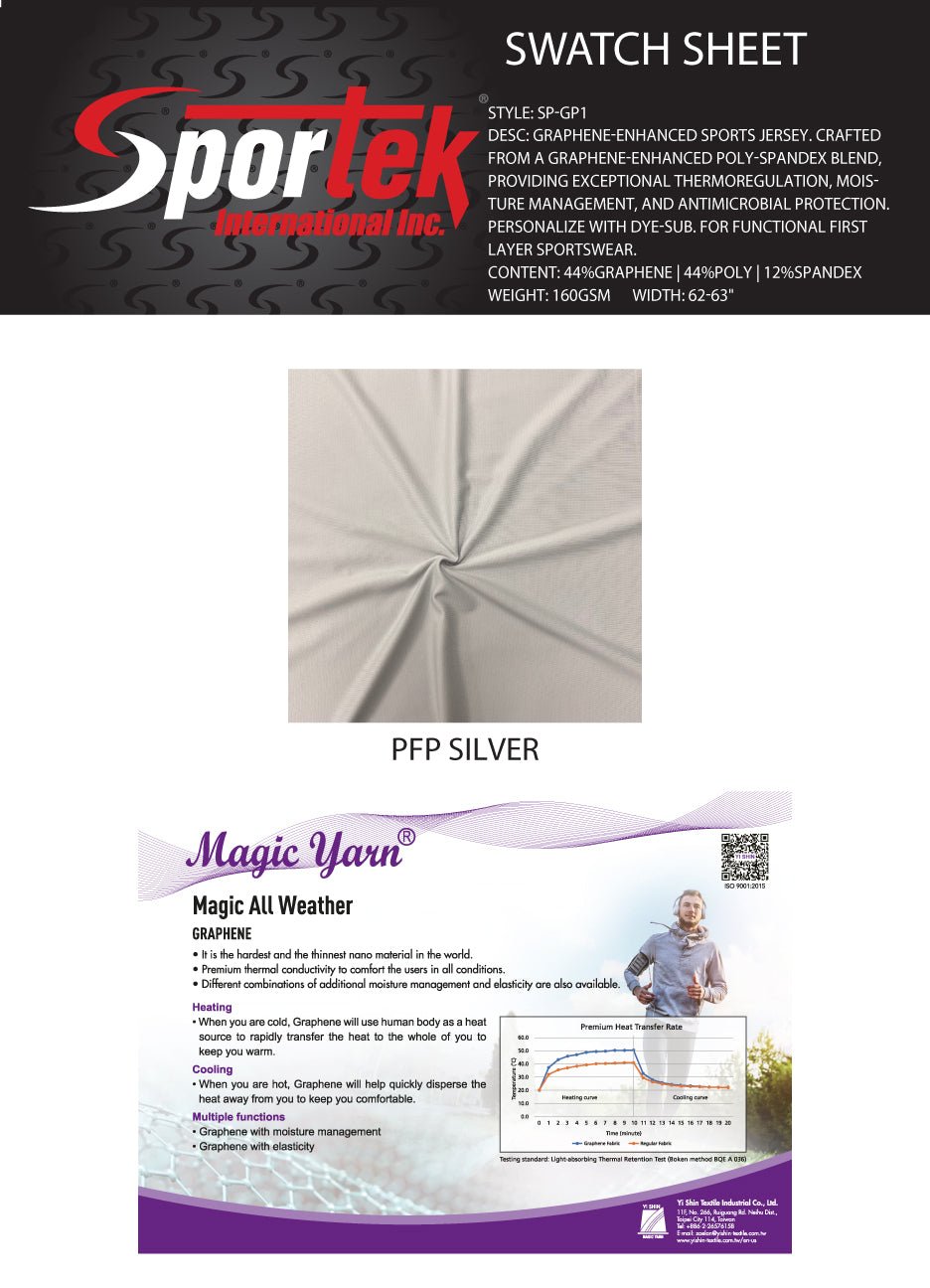 SP - GP1 Graphene - Enhanced Sports Jersey - Spandexbyyard