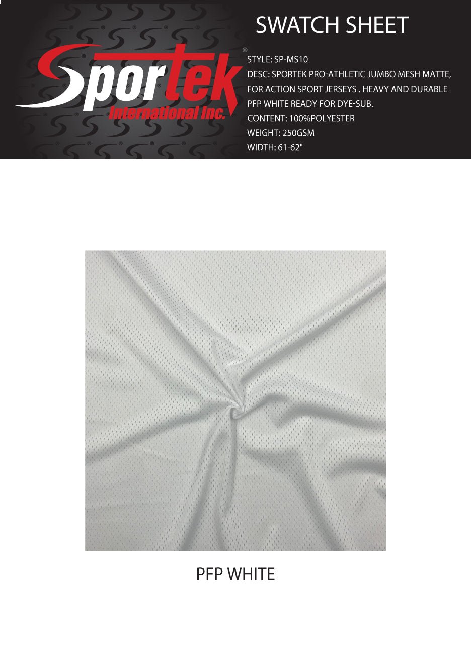 SP - MS10 Sportek Pro Athletic Jumbo Mesh Matte - Spandexbyyard