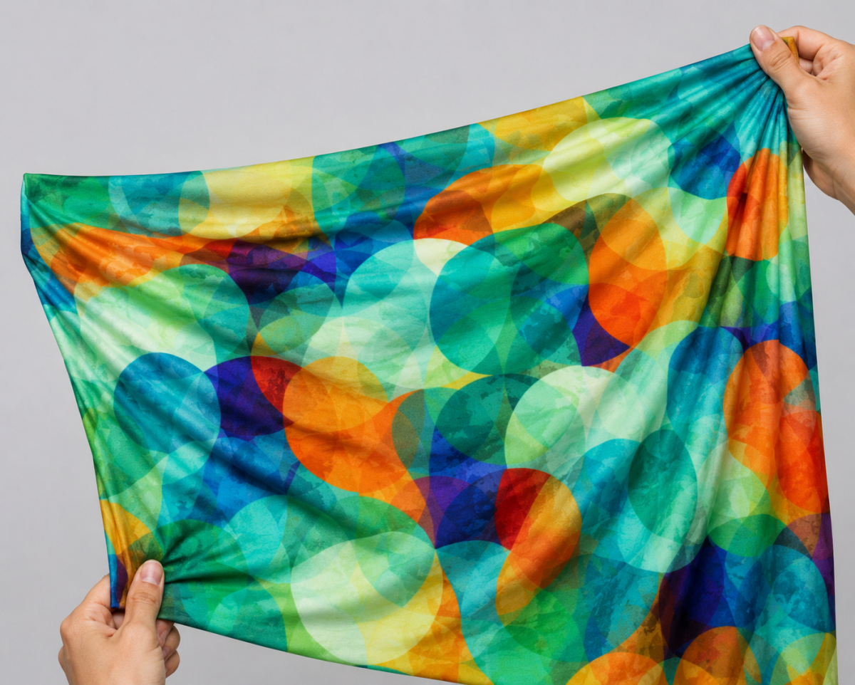 SP-NP2614 Party Lights Nylon Spandex Digitally Wet Print - Spandexbyyard