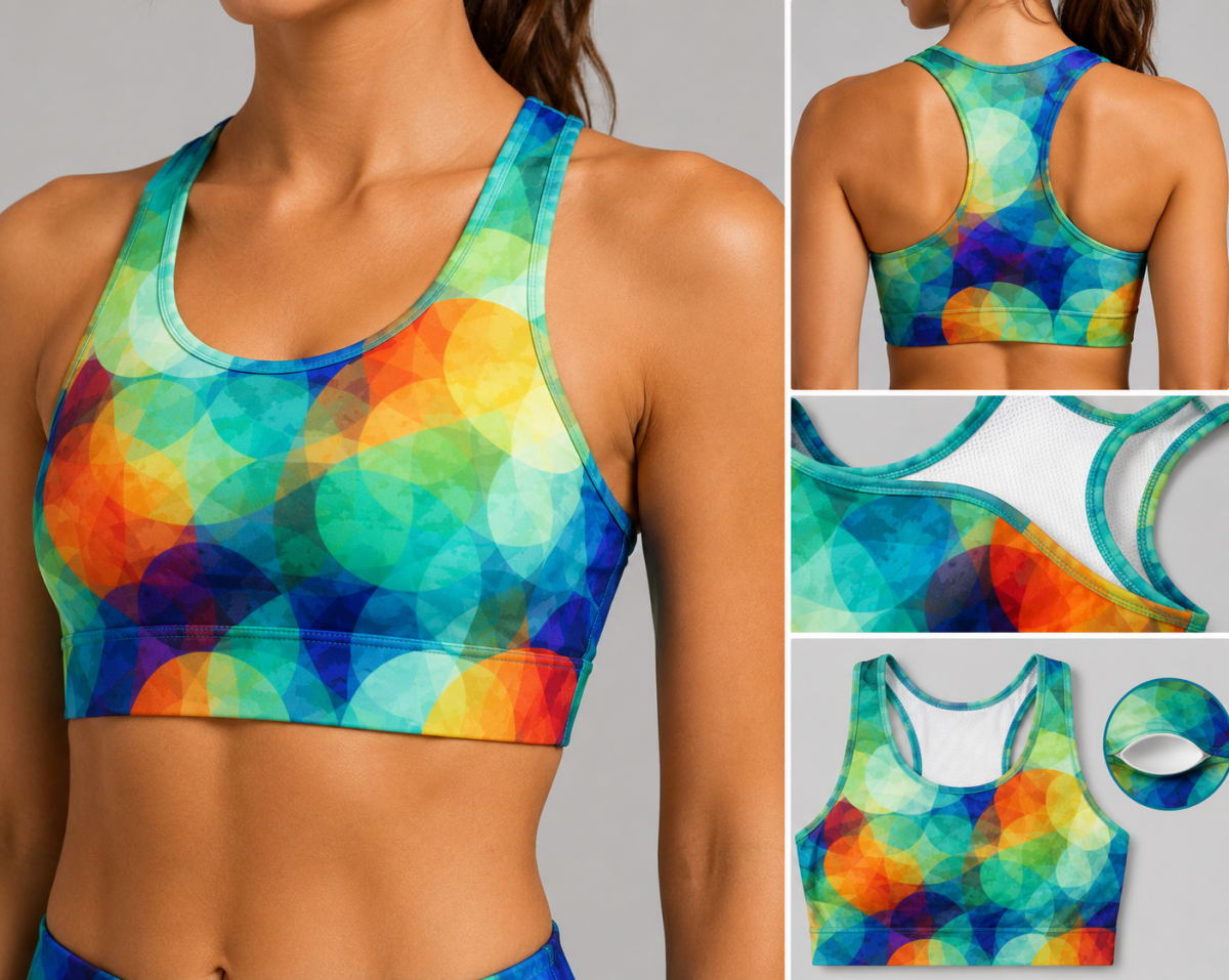 SP-NP2614 Party Lights Nylon Spandex Digitally Wet Print - Spandexbyyard