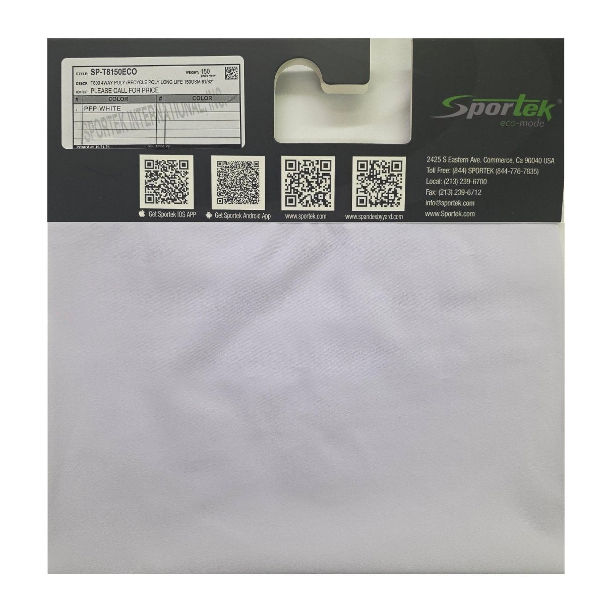 SP-T8150ECO — Recycled T800 Polyester 4-Way Stretch Fabric - Spandexbyyard