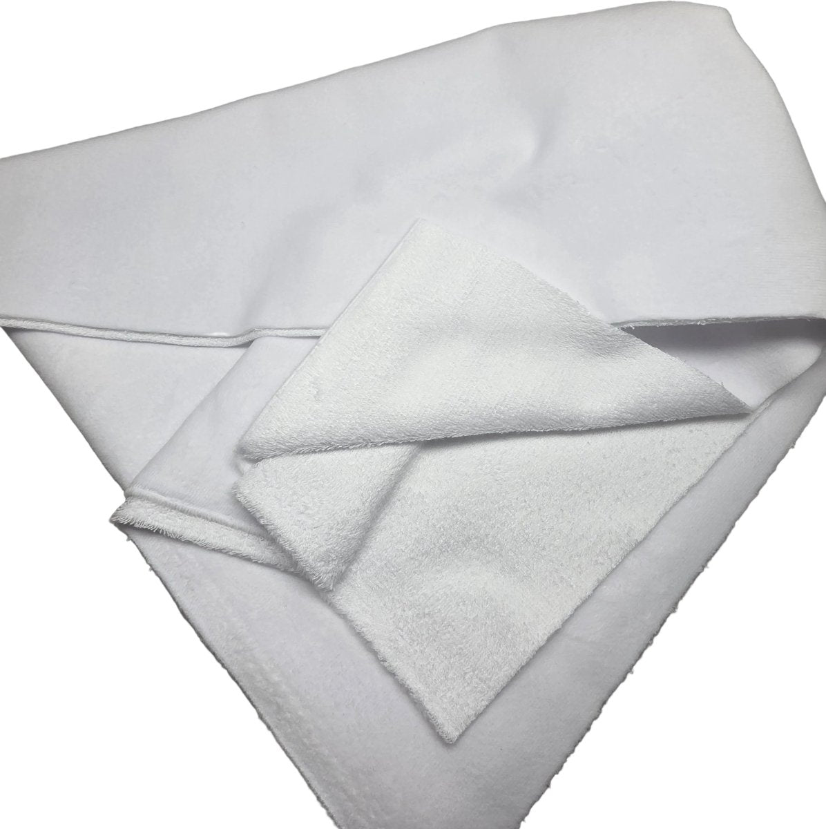 SP-TW450 PFP Poly Face Veloured / Cotton Back Towel Fabric Ready For Dye-Sublimation - Spandexbyyard