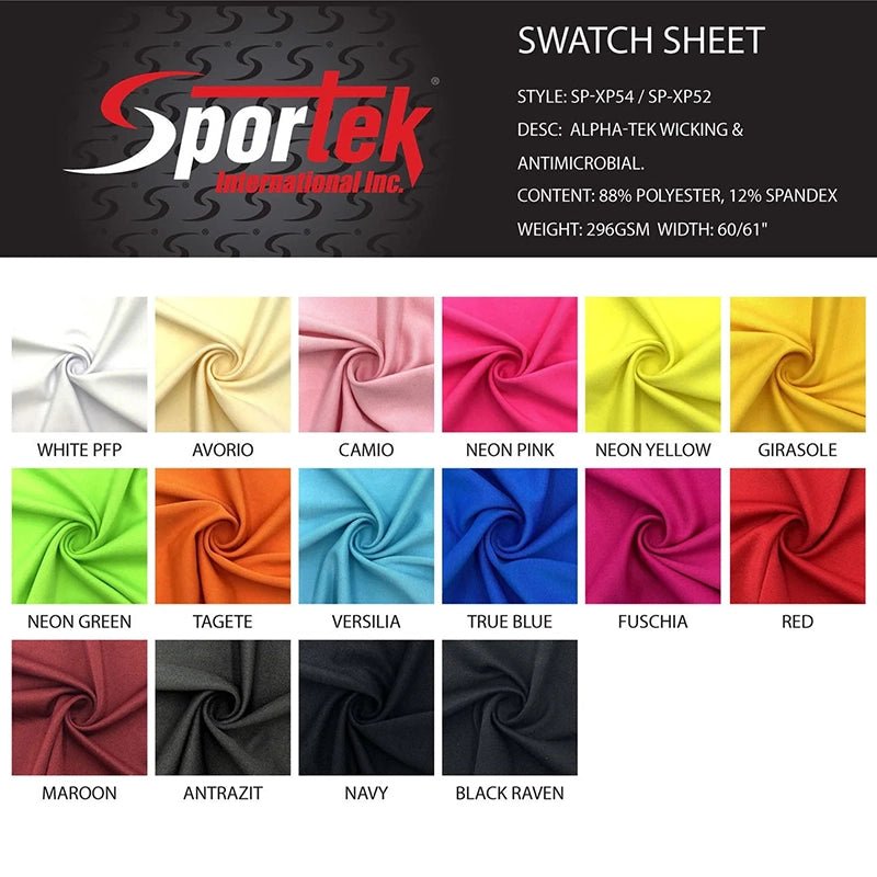 SP - XP52 | SP - XP55 | Alpha - Tek wicking - Spandexbyyard