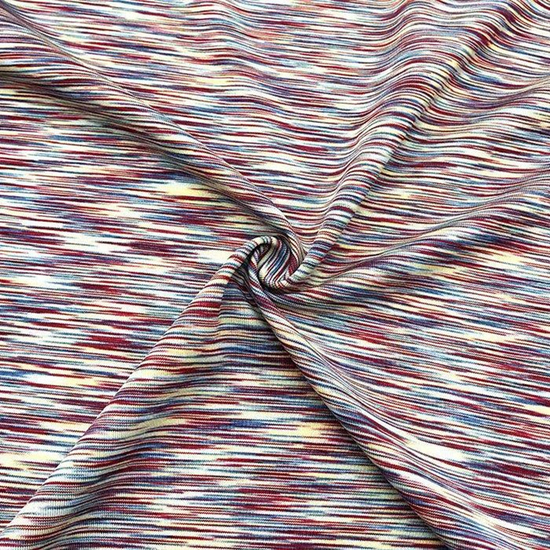 SP - X6 | Yarn - Dye Multi Color Space Dye Alpha - Tek Mid Weight with MaxDri Microblok - Spandexbyyard