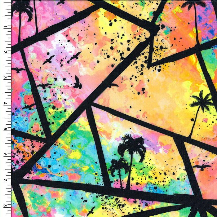 SPT 6627 - 01 (Neon Splatter) - Spandexbyyard