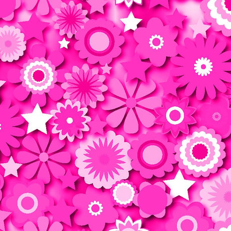 SPT 6640 Flower Stars 2 - Spandexbyyard