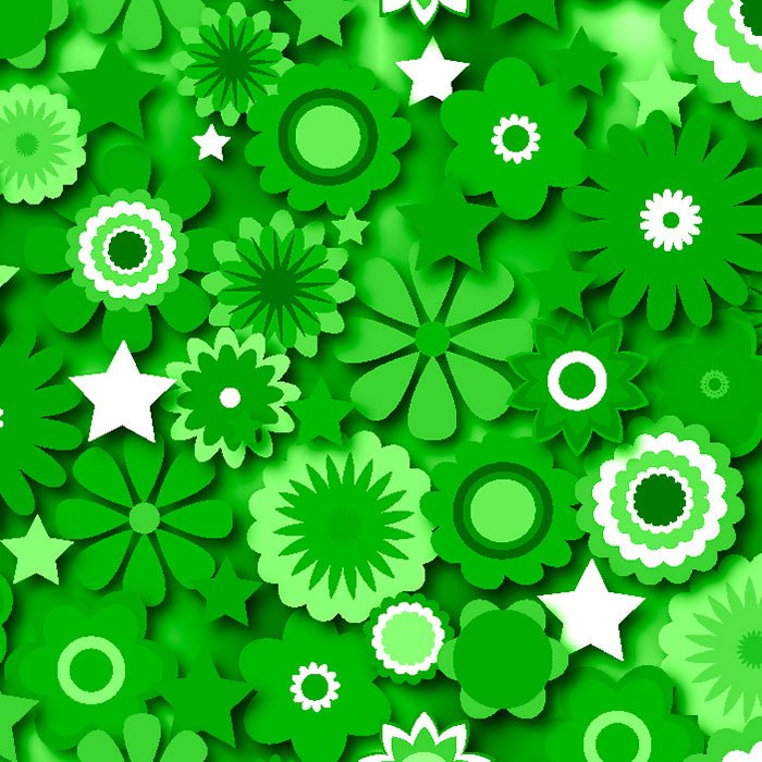 SPT 6640 Flower Stars 2 - Spandexbyyard