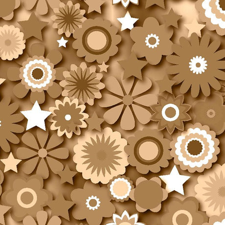 SPT 6640 Flower Stars 2 - Spandexbyyard
