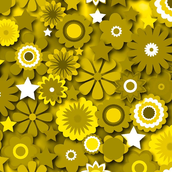 SPT 6640 Flower Stars 2 - Spandexbyyard