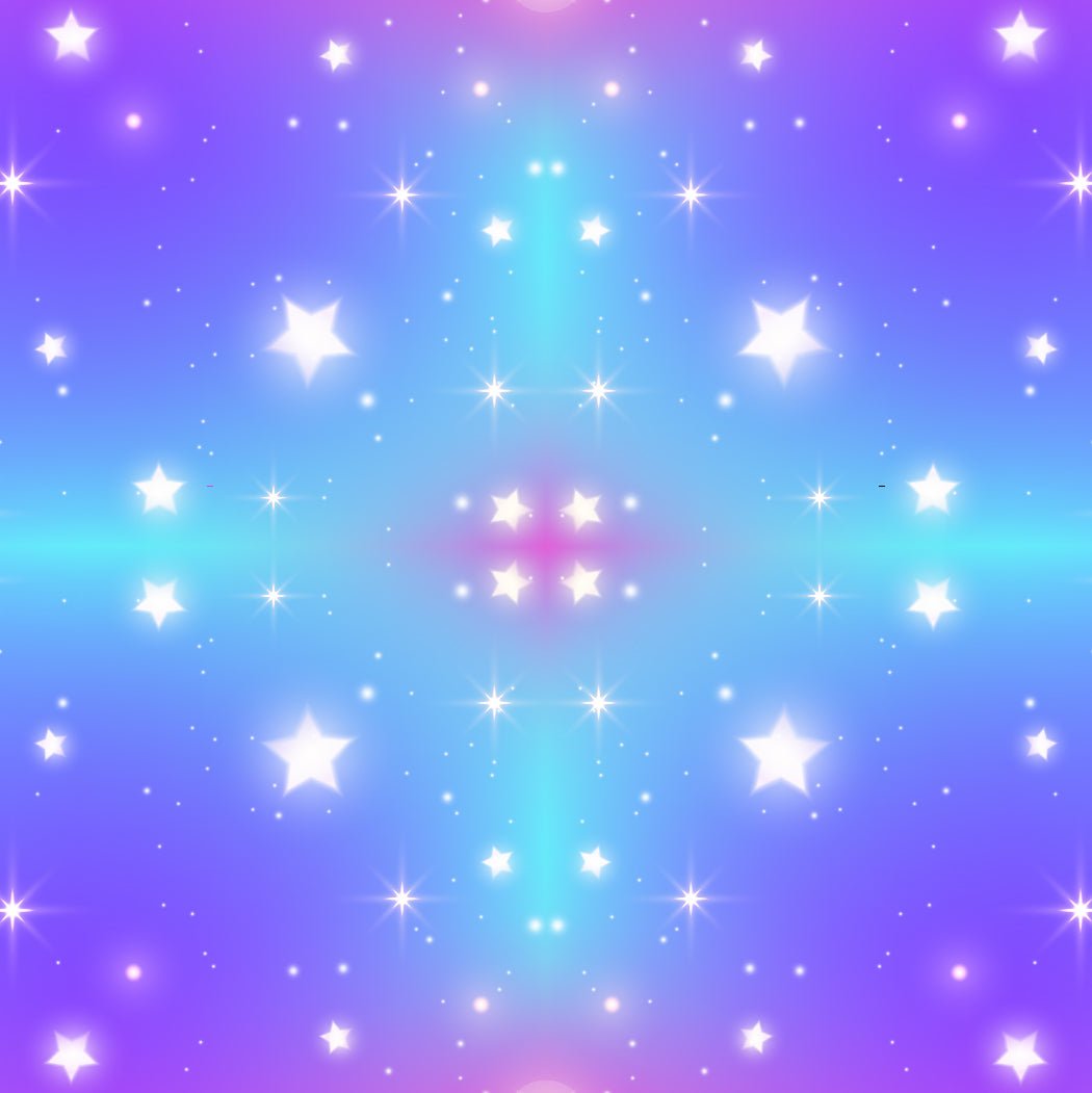 SPT-6676 | Star Sky Design - Celestial Glow Stars Gradient Pattern