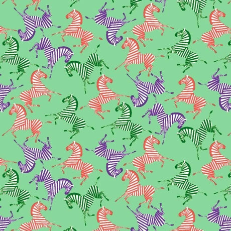 01263 Zebra Multicolor - Spandexbyyard