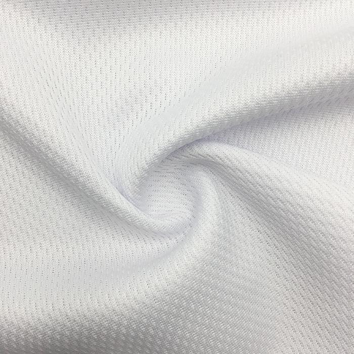 0630 | Moisture Management Mesh and PQ | Flat back Wicko Mesh Wicking Finish | White for Sublimation - Spandexbyyard