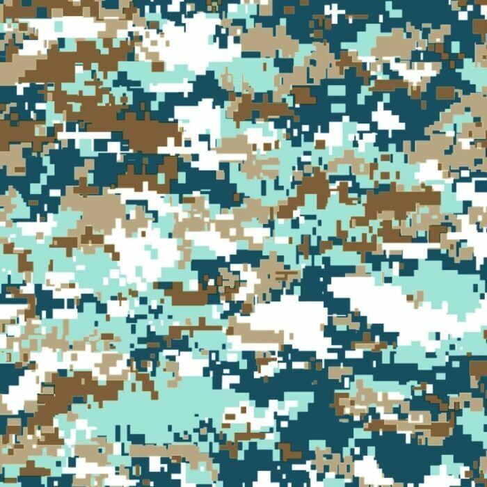 40201 Pixeled Camo Ii - Spandexbyyard