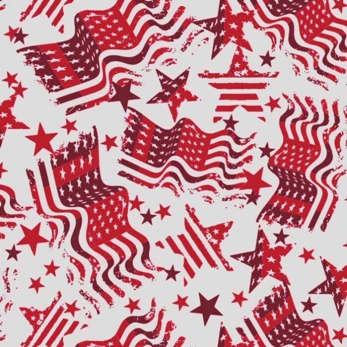 40602 Usa Flags - Spandexbyyard