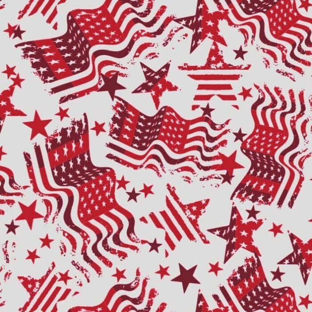 40602 Usa Flags - Spandexbyyard