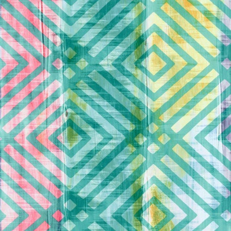 55233 Ethnic Dye Stripe - Spandexbyyard