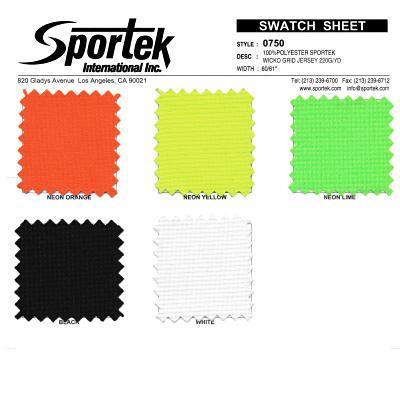 750 | Moisture Management Mesh and PQ | Wicko Grid Jersey - Spandexbyyard
