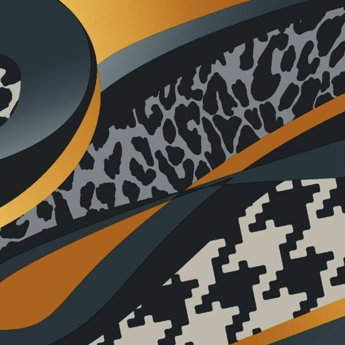 94565 Leopard Wave - Spandexbyyard