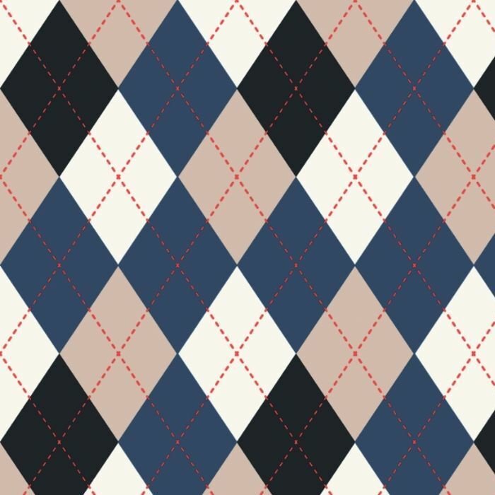 98483 Argyle Stitching - Spandexbyyard