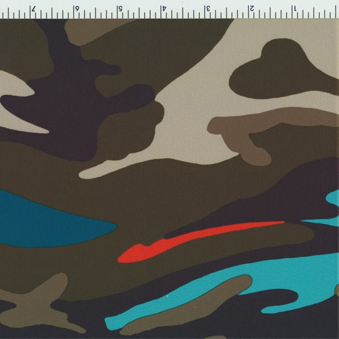 97205-1030 Camouflage MulticolorSpandex, Printed SpandexSpandexByYard/SportekSpandexbyyard
