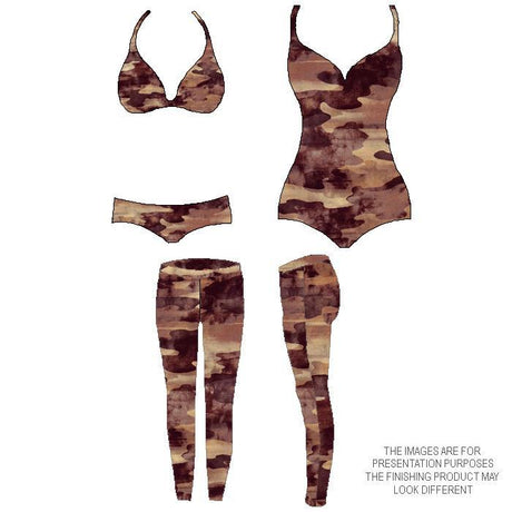 MIR311 - 68 Printed Spandex | camouflage | Poly & Nylon Spandex Tricot Prints - Spandexbyyard