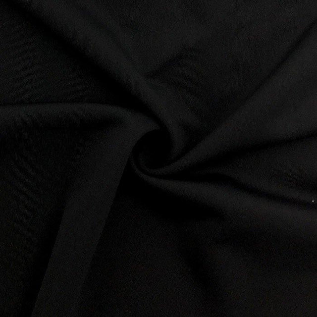 P - 1200 Black Sportek Poly - Spandex Tricot | four Way Stretch PFP Mid weight - Spandexbyyard
