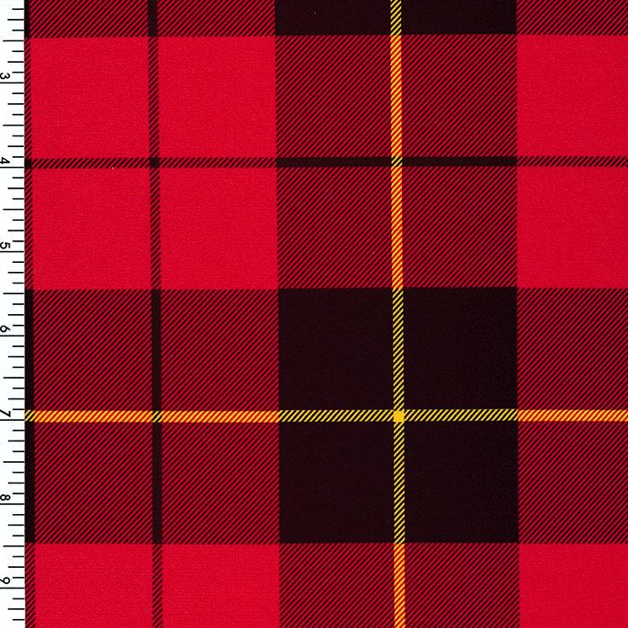 P - 8337 - 02 Printed Spandex Poly - Spandex Tricot four Way Stretch Mid - weight - Spandexbyyard