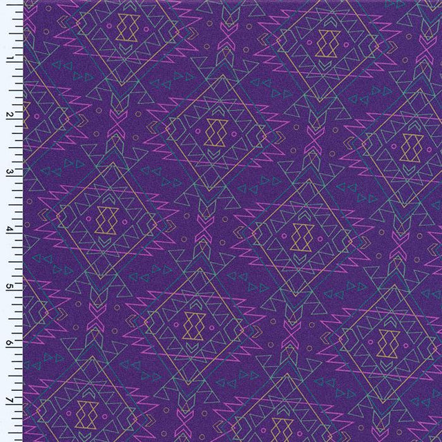 P - 90476 - Lasar Night Printed Spandex - Spandexbyyard