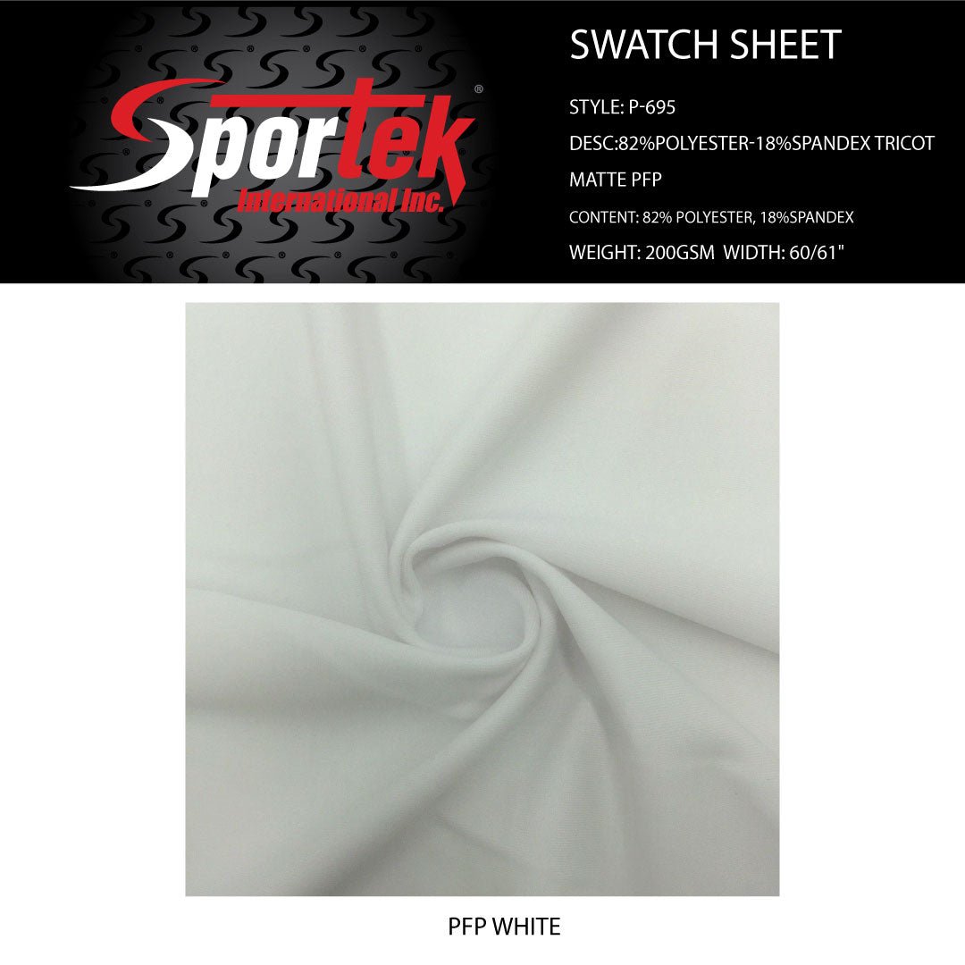 P - 965 PFP White for Sublimation Super Soft Hand - Spandexbyyard
