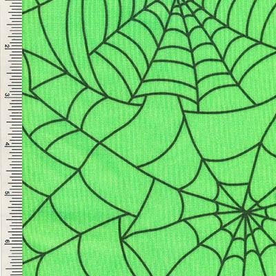 P - F78 - SPIDER | Halloween, web, spiderweb Printed Spandex - Spandexbyyard