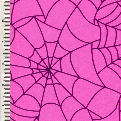 P - F78 - SPIDER | Halloween, web, spiderweb Printed Spandex - Spandexbyyard