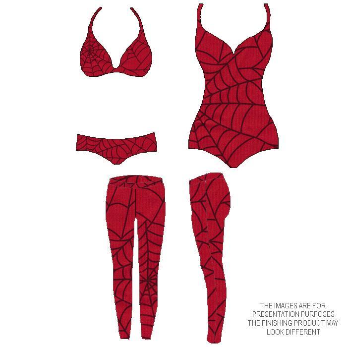 P - F78 - SPIDER | Halloween, web, spiderweb Printed Spandex - Spandexbyyard