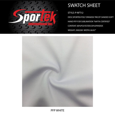 P - NFT12 Sportek Poly Spandex Tricot Sanded Soft hand PFP for sublimation "Nafta Certified" - Spandexbyyard