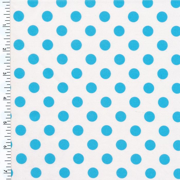 p - scp294 - 58 white/Navy dot | Printed Spandex - Spandexbyyard