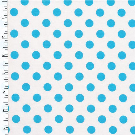 p - scp294 - 58 white/Navy dot | Printed Spandex - Spandexbyyard