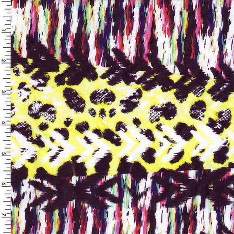 P - SPT04 | abstract, rainbow, multi - color, Printed Spandex - Spandexbyyard