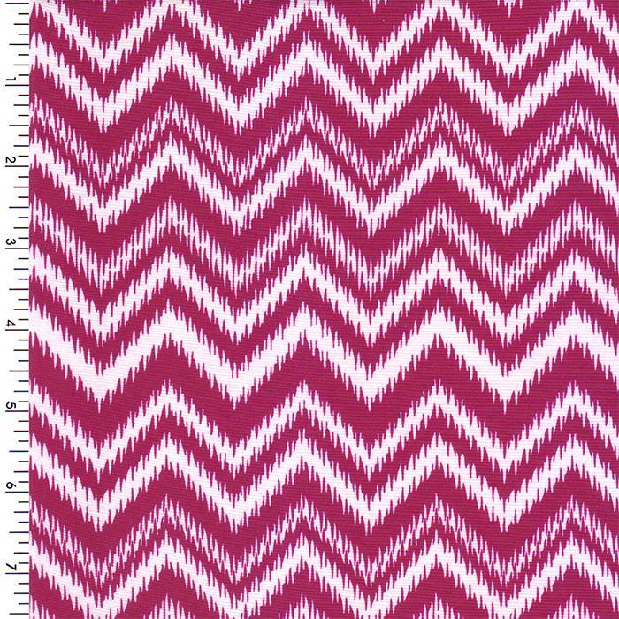 P - SPT10 - 01| Chevron Printed Spandex - Spandexbyyard