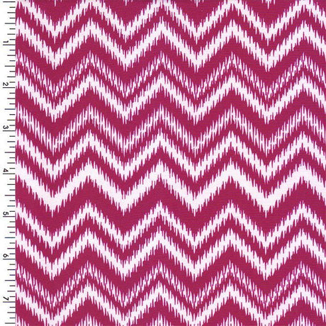 P - SPT10 - 01| Chevron Printed Spandex - Spandexbyyard