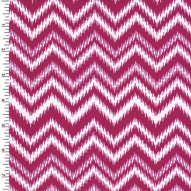 P - SPT10 - 01| Chevron Printed Spandex - Spandexbyyard