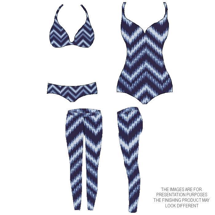 P - SPT10 - 07 | chevron, Printed Spandex Printed Spandex - Spandexbyyard