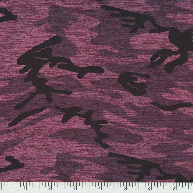 P - X7 - 88254 - 1001 Dusty Rose - Printed Spandex Perfotek Ocean Max - Dri Microblok - Spandexbyyard