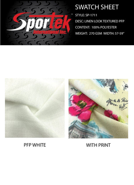 SP - 1711 | PFP Linen Look Woven for Sublimation | Home Textiles | Pillow Covers | tablecloths - Spandexbyyard