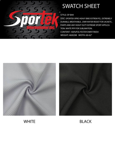 SP - B44 - Sportek Xpro Heavy Bike - Extreme PQ Extremely Durable Breathable DWR water resist - Spandexbyyard