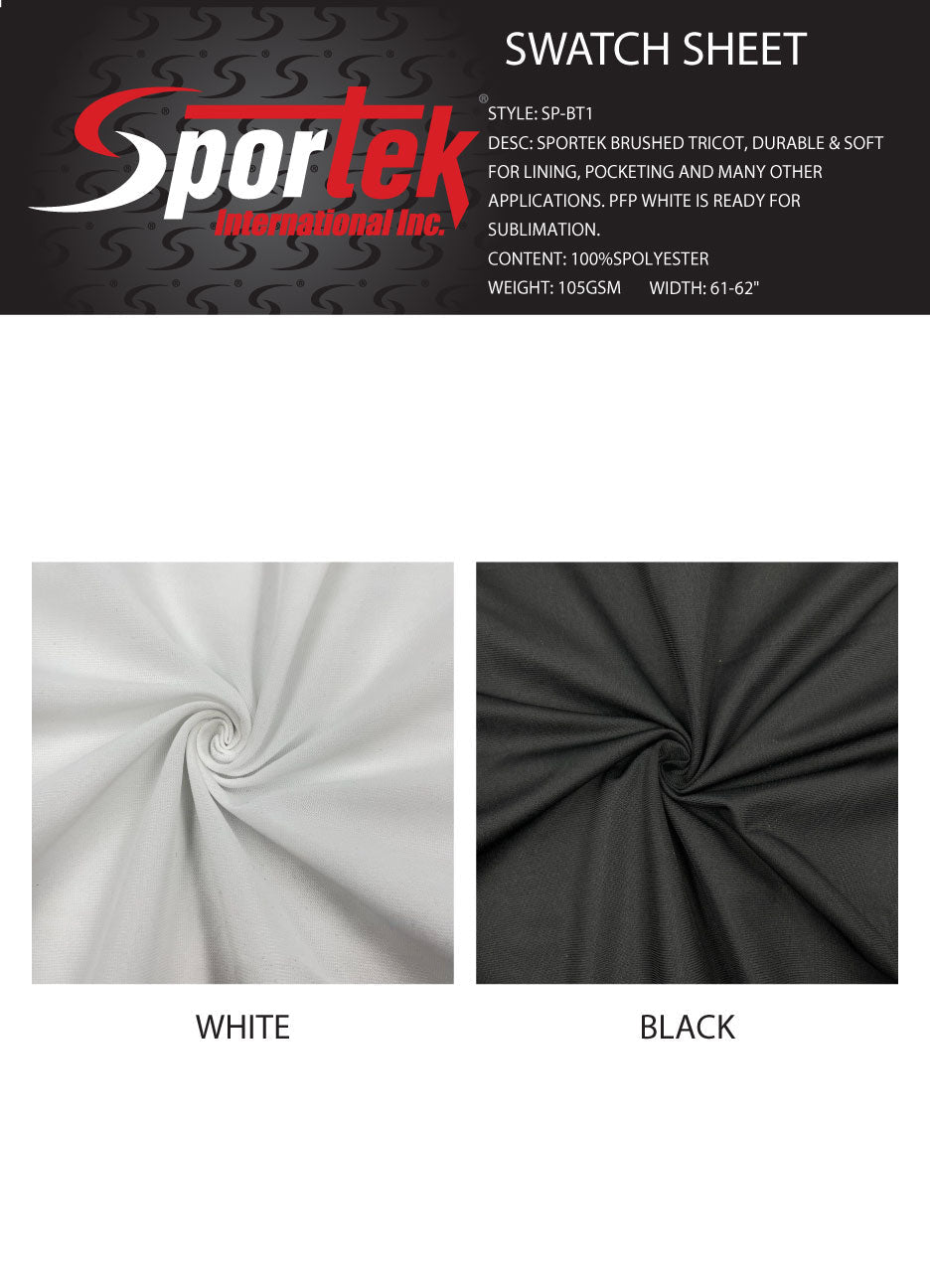SP - BT1 Sportek Brushed Tricot Durable and Soft - Spandexbyyard