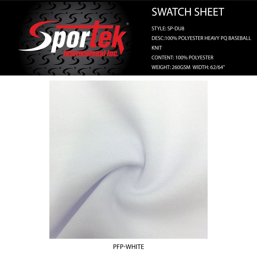 SP - DU8 Sportek Polyester Heavy Baseball PQ - Spandexbyyard